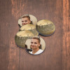 Choose from a set of 5 or 10 Personalized Memory Tokens
