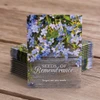 Seeds of Remembrance forget-me-not seed packet included with this personalized memorial flower pot
