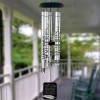 Our Son's Dash Memorial Wind Chime — personalized 40" sympathy gift for loss of son