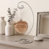 My Mother, My Angel Alder wood memorial ornament shown on optional display stand