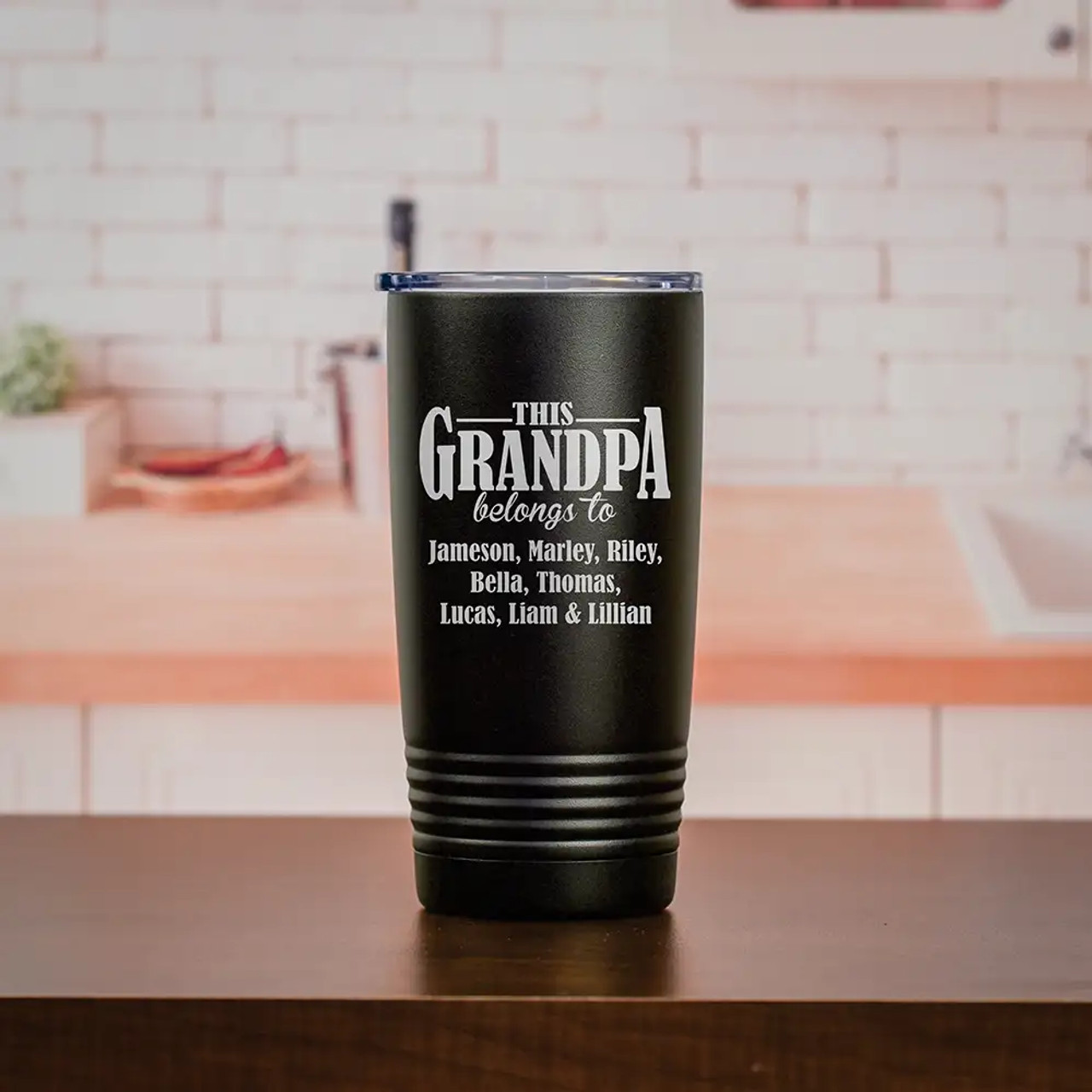 Personalized Tumbler For Grandpa From Grandkids Reel Cool Pawpaw