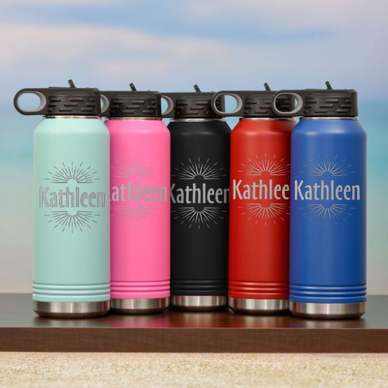 Ray of Sunshine Water Bottle - Personalized Water Bottle