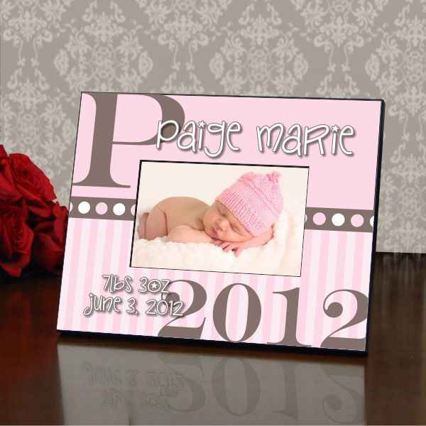 Baby Girl Personalized Picture Frame