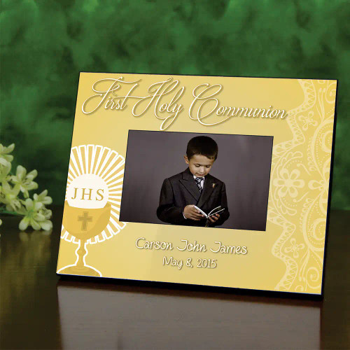Communion Chalice Personalized Frame