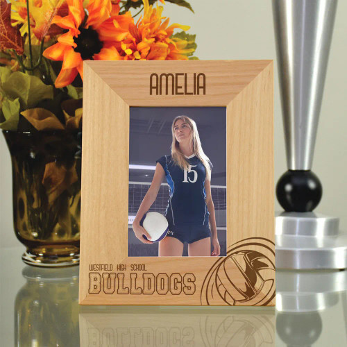 Varsity Personalized Volleyball Picture Frame