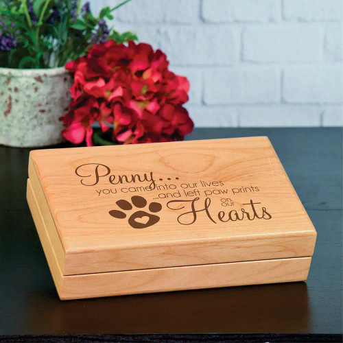 Pet In Our Life Keepsake Box Personalized with Name