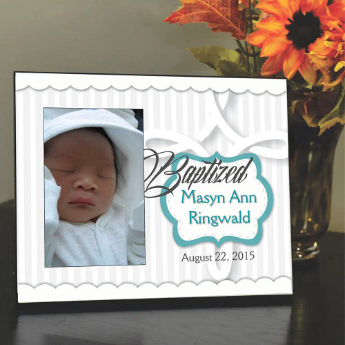 Baptism Day Personalized Picture Frame