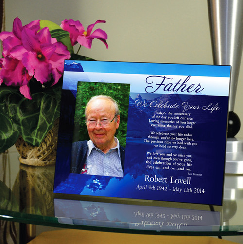 Father We Celebrate Your Life Memorial Frame