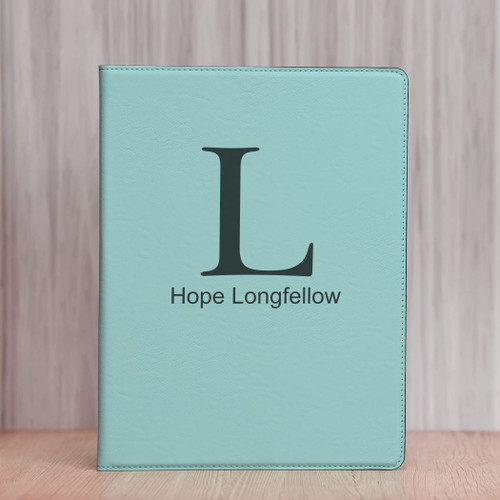 The Classic Personalized Portfolio in teal