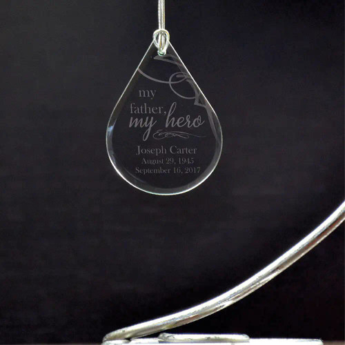Personalized Memorial Ornament for Dad
