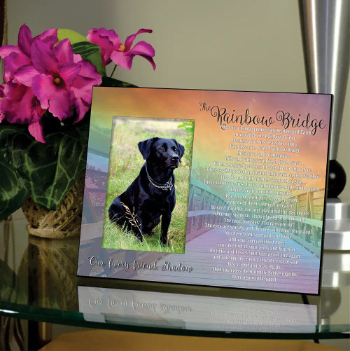 The Rainbow Bridge Pet Memorial Frame