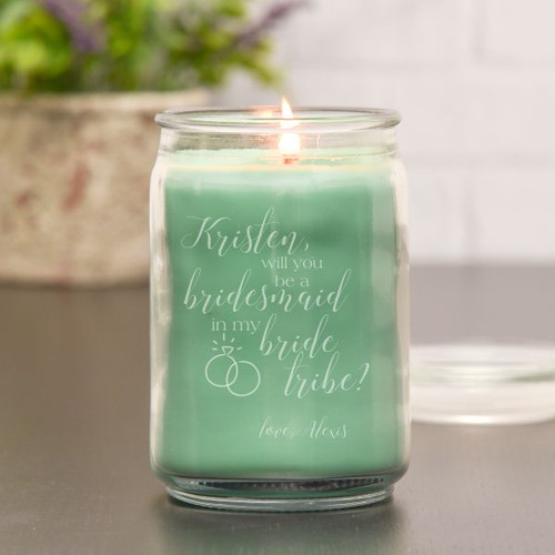 Bride Tribe Personalized Candle - Eucalyptus