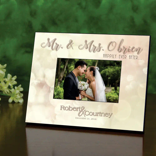 Ever After Personalized Wedding Frame
