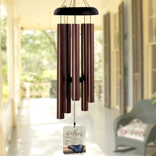 Personalized memorial wind chimes for loss of mom