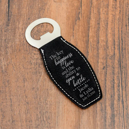 Key To Happiness Wedding Favor Bottle Opener