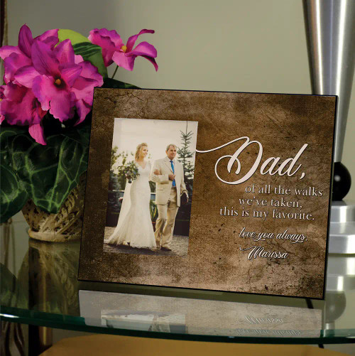 Father of the Bride Personalized Personalized Picture Frame