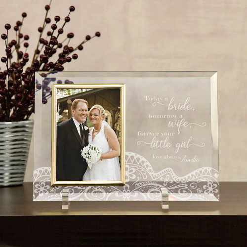 Personalized Father of the Bride picture frame