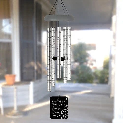 Personalized memorial Wind Chimes - Listen to the Wind