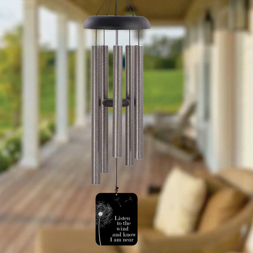 Listen to the wind personalized sympathy wind chime