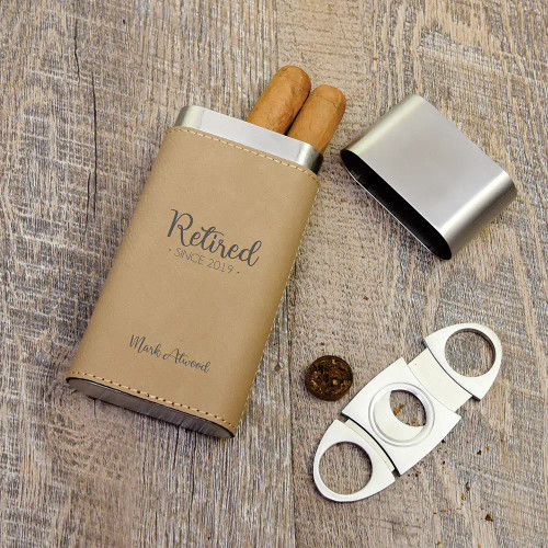 Personalized Retired Cigar Holder