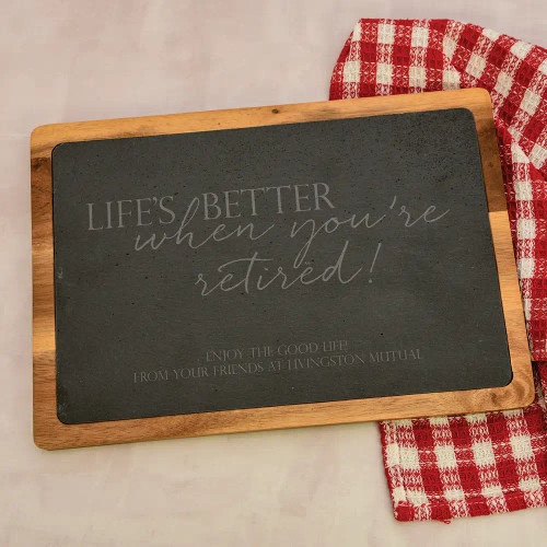You're Retired Cutting Board - Personalized Retirement Gift