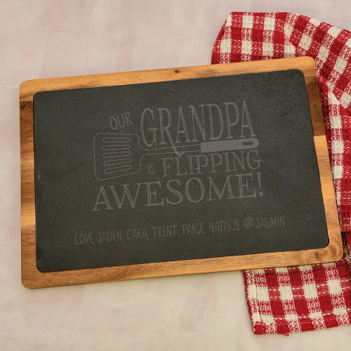 Personalized grandpa cutting board