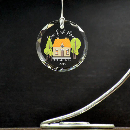 Our First Home Ornament Personalized with Address