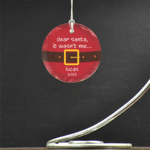 Dear Santa Ornament