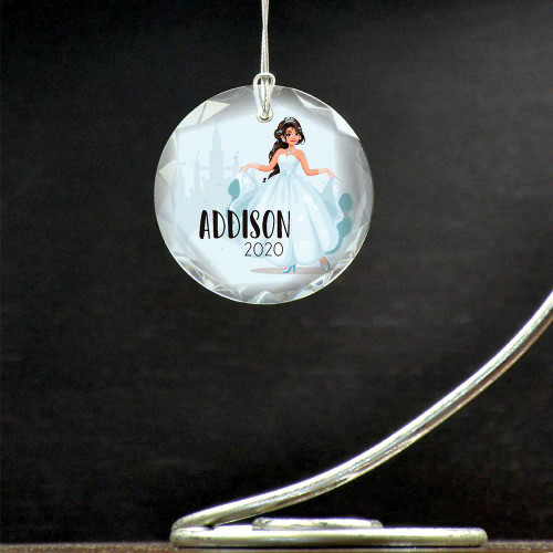 Give your little princess a princess keepsake ornament personalized with their name!
