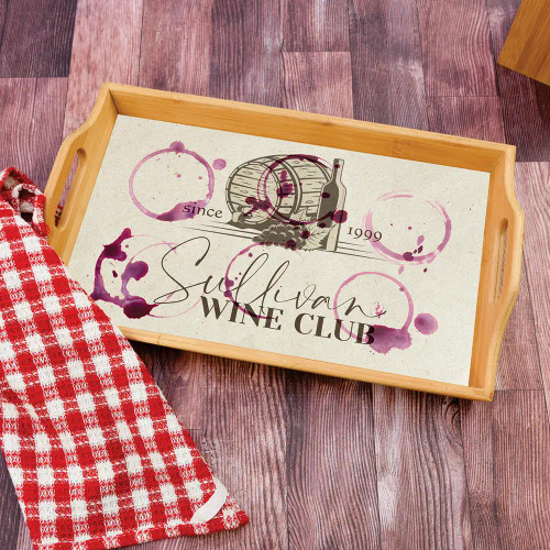 Wine Club Serving Tray