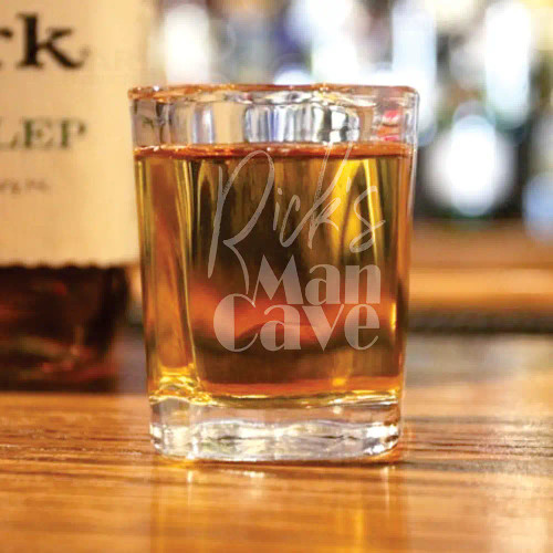 Mancave Personalized Shot Glass