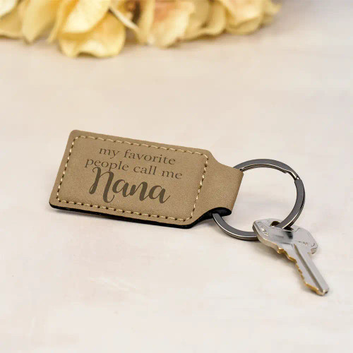 Personalize this key chain with what she's called by her favorite people.