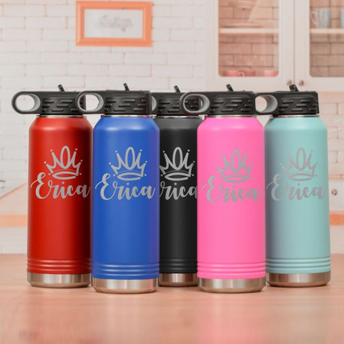 Hail the Queen Personalized Water Bottle