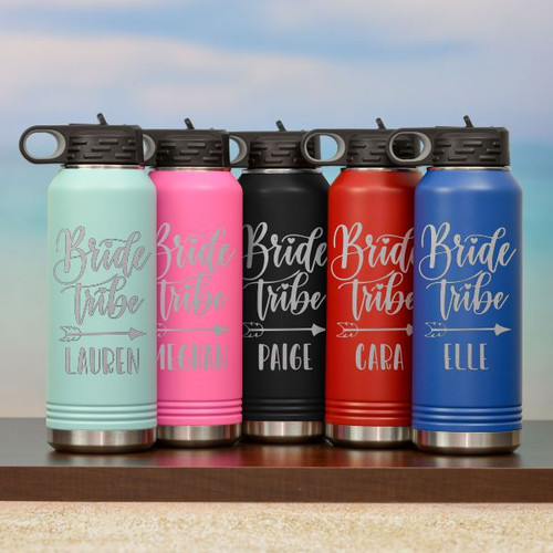 Bride Tribe Water Bottle Available in Many Colors