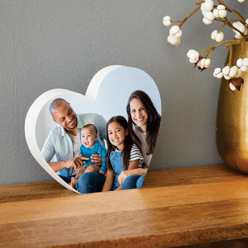 Heart Plaque with a Personalized Photo