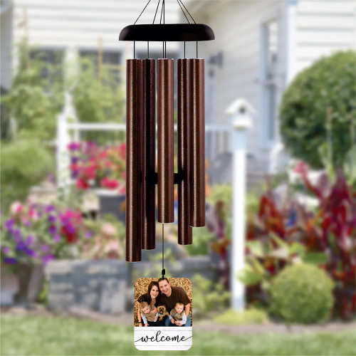 Personalized Wind Chime with Family picture