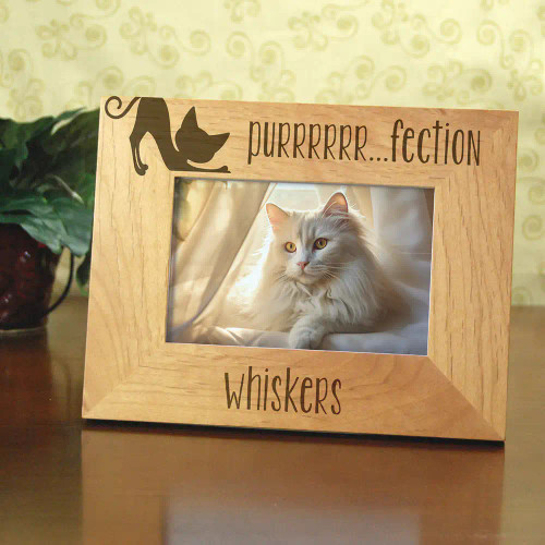 Purrrrr...fection Personalized Cat Frame Pet Lovers