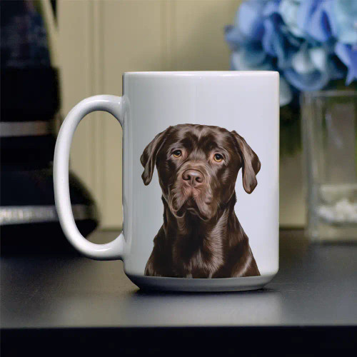 Favorite pet parent mug personalized with dog photo