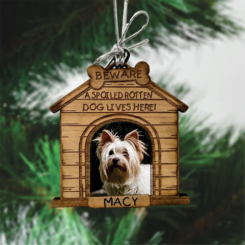 Spoiled Dog Christmas Ornament Pet Lovers