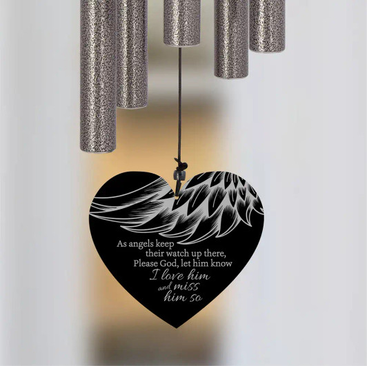 Wind Chime is engraved with poem