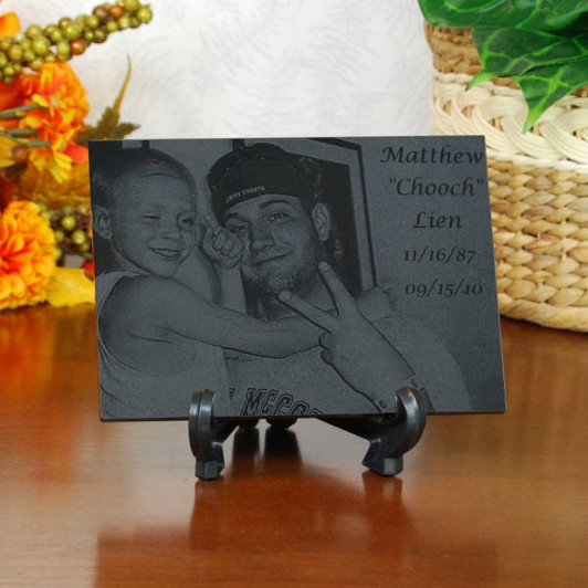 Personalized Stone Memorial Plaque