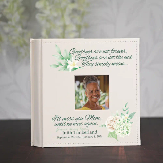 Personalized photo album for loss of mom