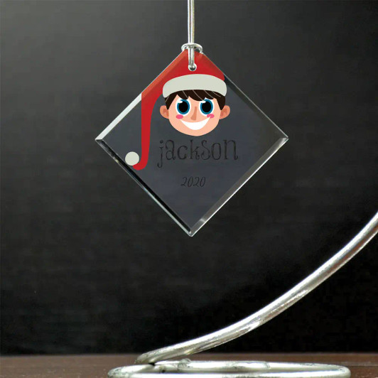 Santa's Little Helper Ornament Personalized