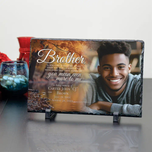 My Dear Brother Personalized Memorial Plaque My Dear Brother Personalized Memorial Plaque