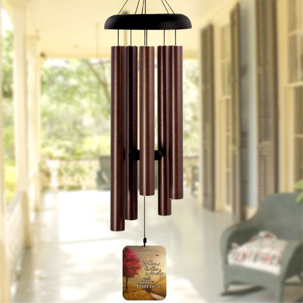 Listen to the wind personalized memorial wind chime