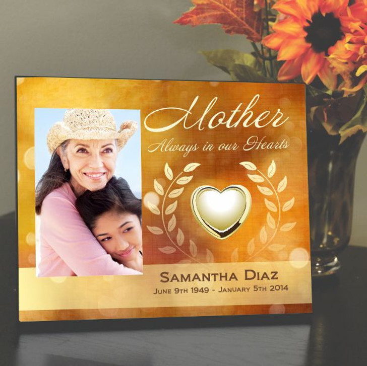 Mother's Heart of Gold Picture Frame