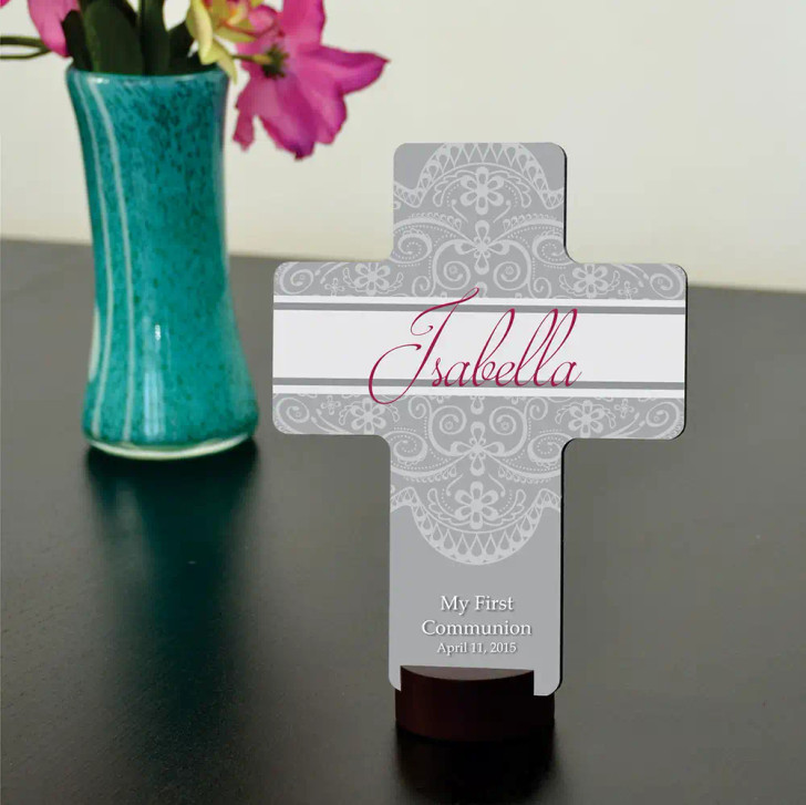 My First Communion Personalized Cross