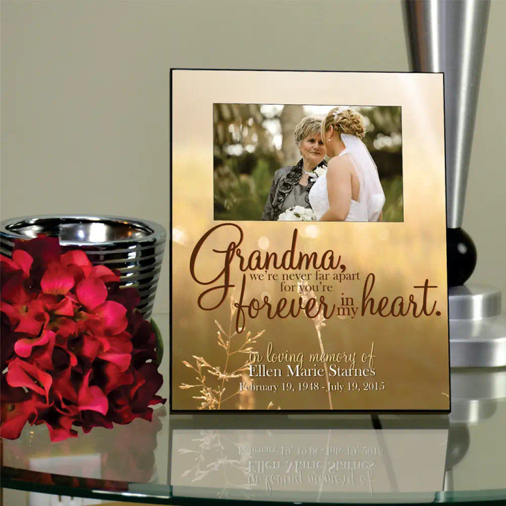 Grandma Forever Loved Memorial Picture Frame