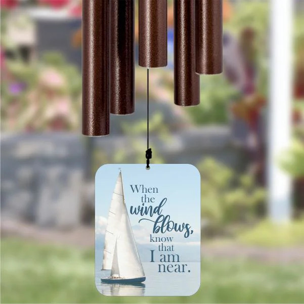 When the Wind Blows® Bronze Wind Chime