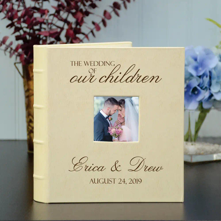Wedding photo album gift for parents